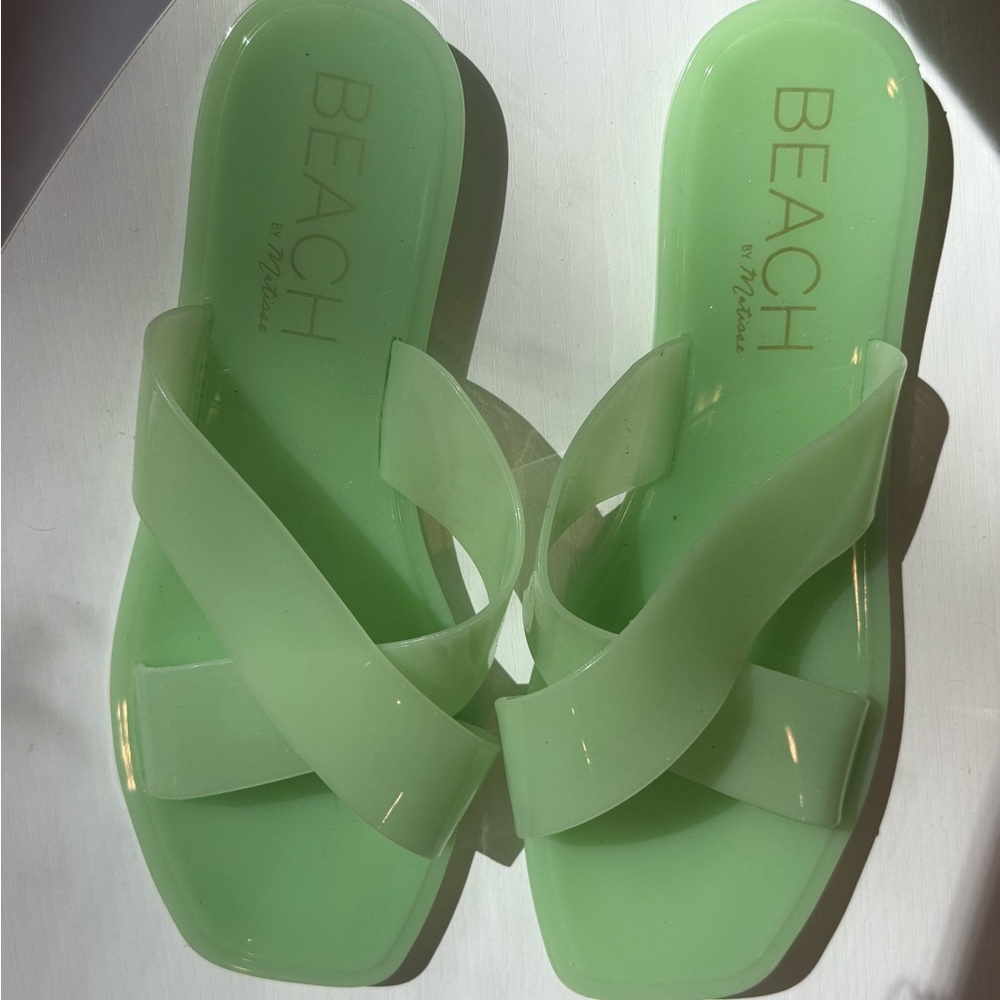 Beach by Matisse Green Jelly Sandals